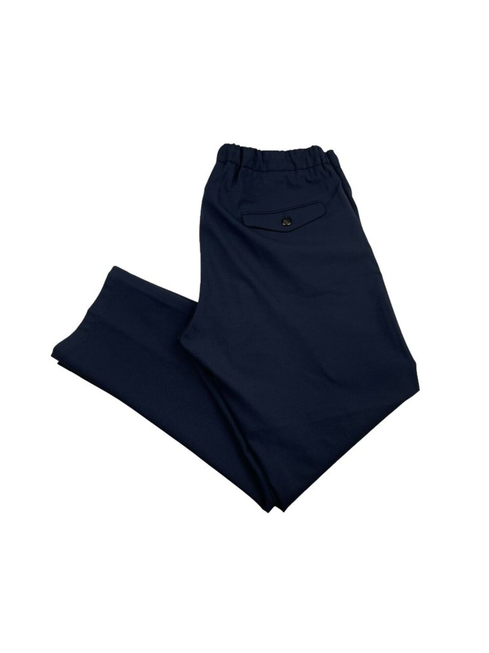 Eleventy Platinum Men’s Wool Milano Drawstring Pants Navy Blue • Italy • 36x30